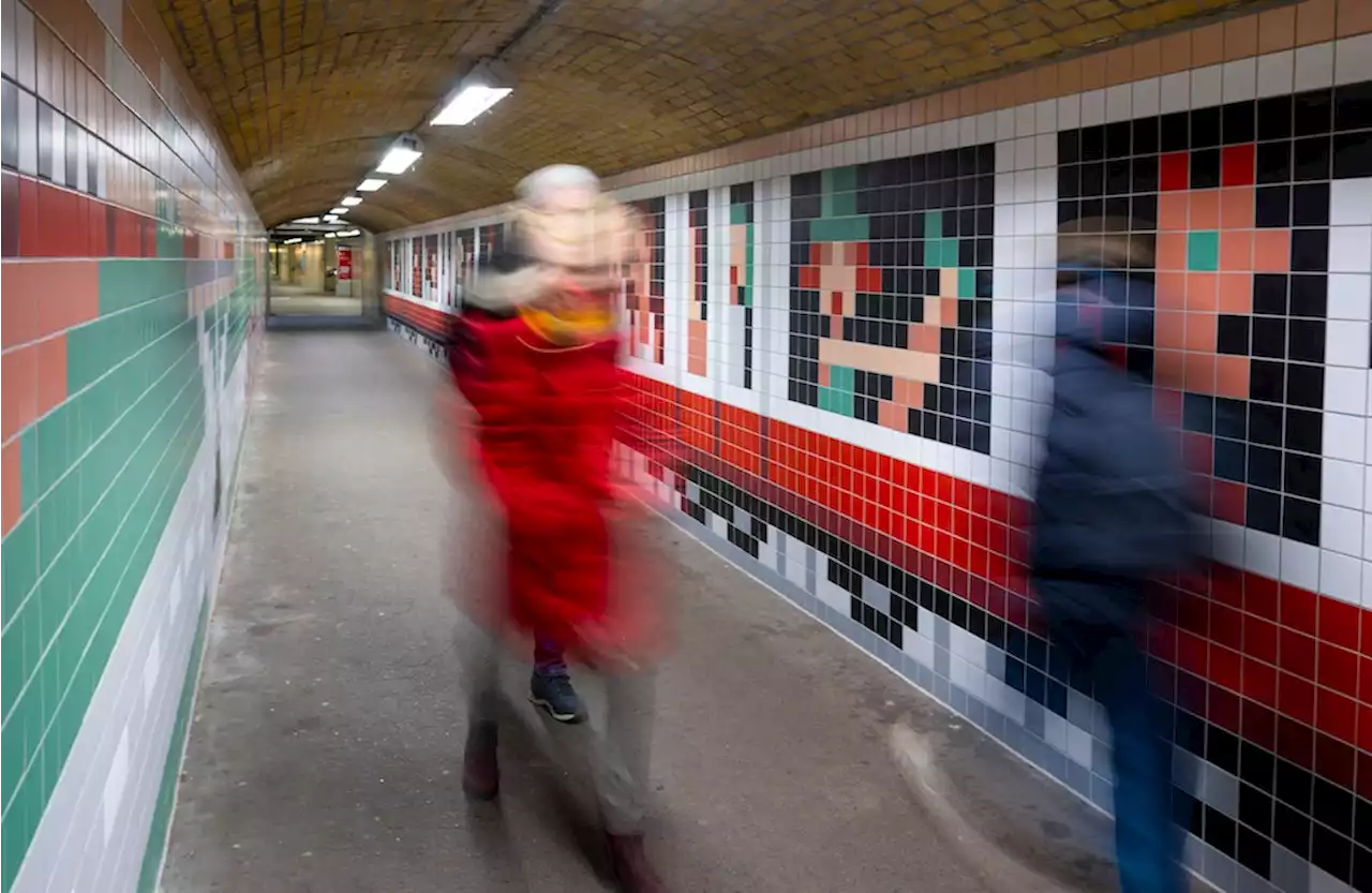 In diesem Berliner S-Bahnhof muss man sich im Tunnel nicht mehr gruseln