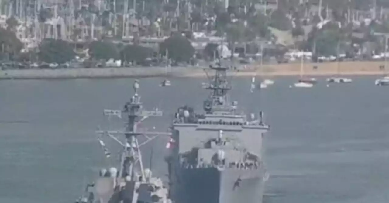 'Warship Chicken': Navy Ships Narrowly Miss Collision in San Diego Bay