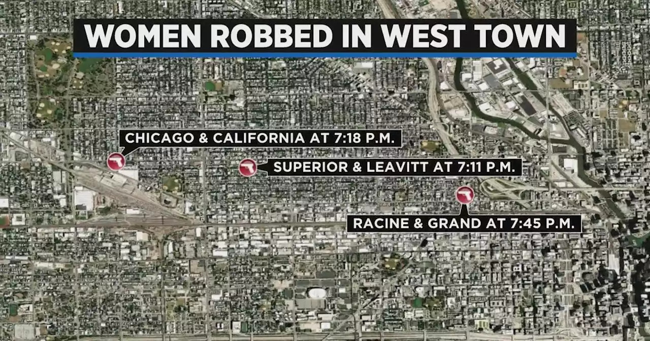 Police issue alert of multiple strong-arm robberies minutes apart in West Town