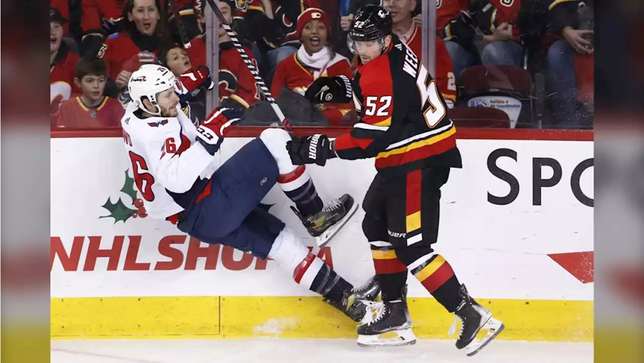 Mangiapane, Ruzicka lead Flames to 5-2 win over Capitals