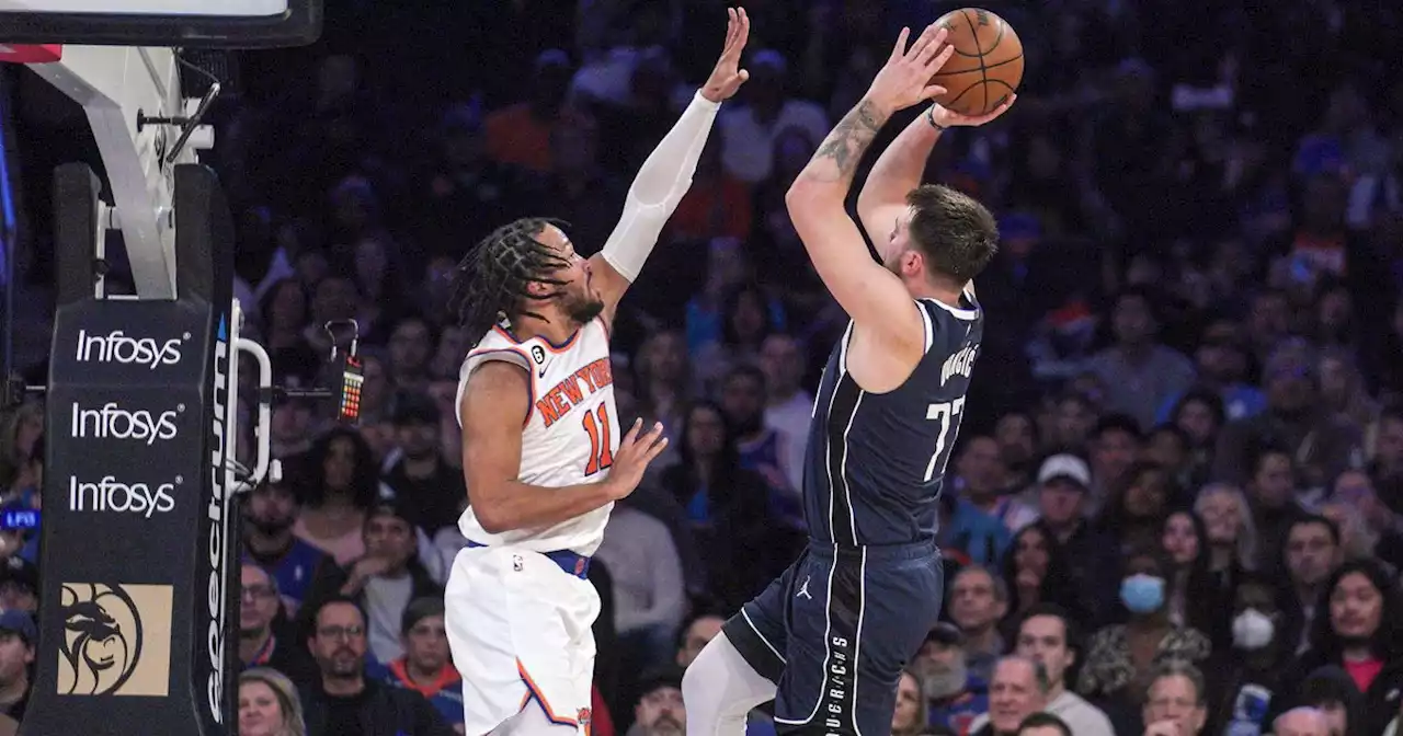 In ‘very weird’ reunion, Luka Doncic and hot-shot Mavericks blast Jalen Brunson, Knicks