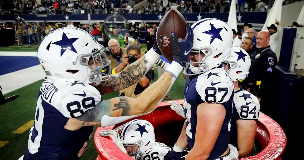 NFL fines Cowboys tight ends for Salvation Army bucket Whack-A-Mole celebration