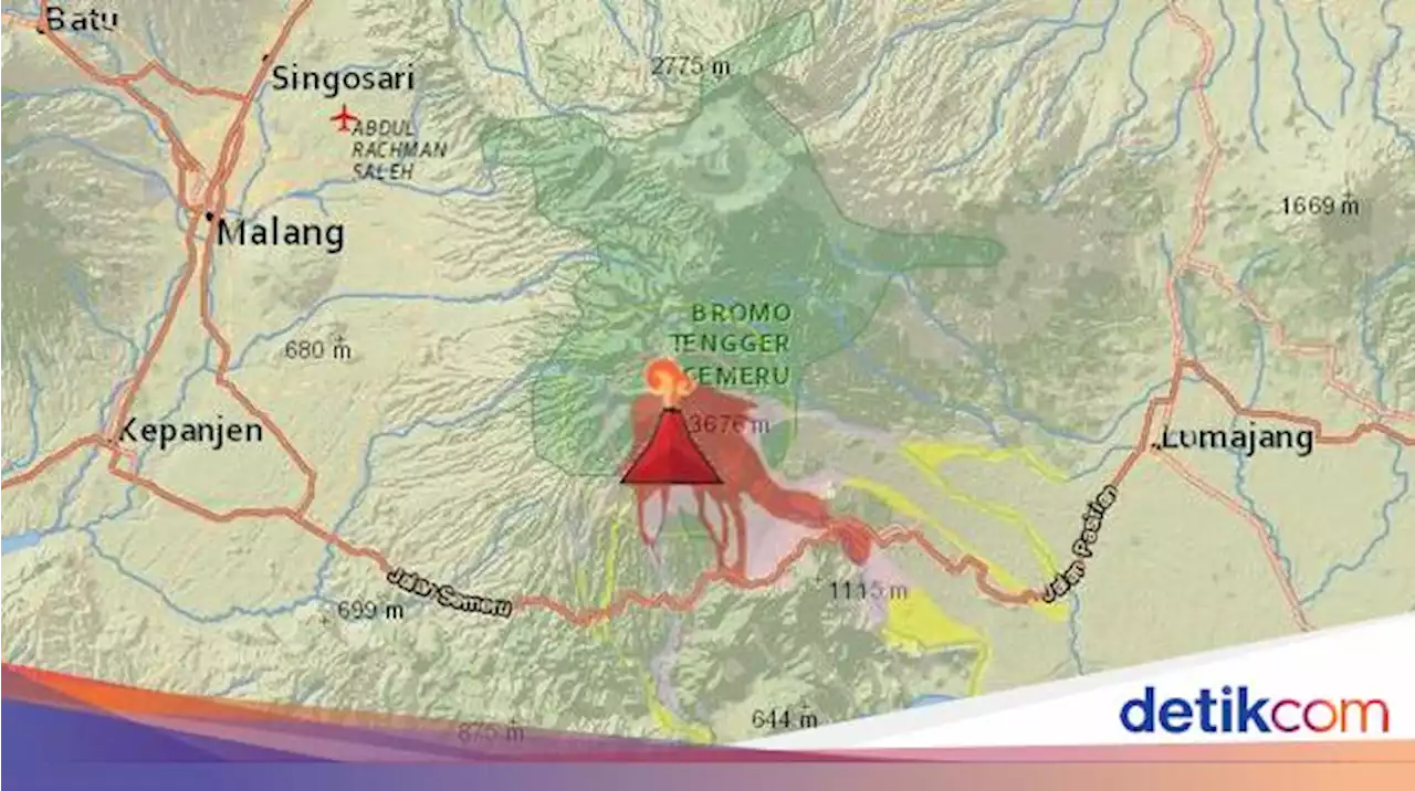 Status Gunung Semeru Naik Jadi Awas!