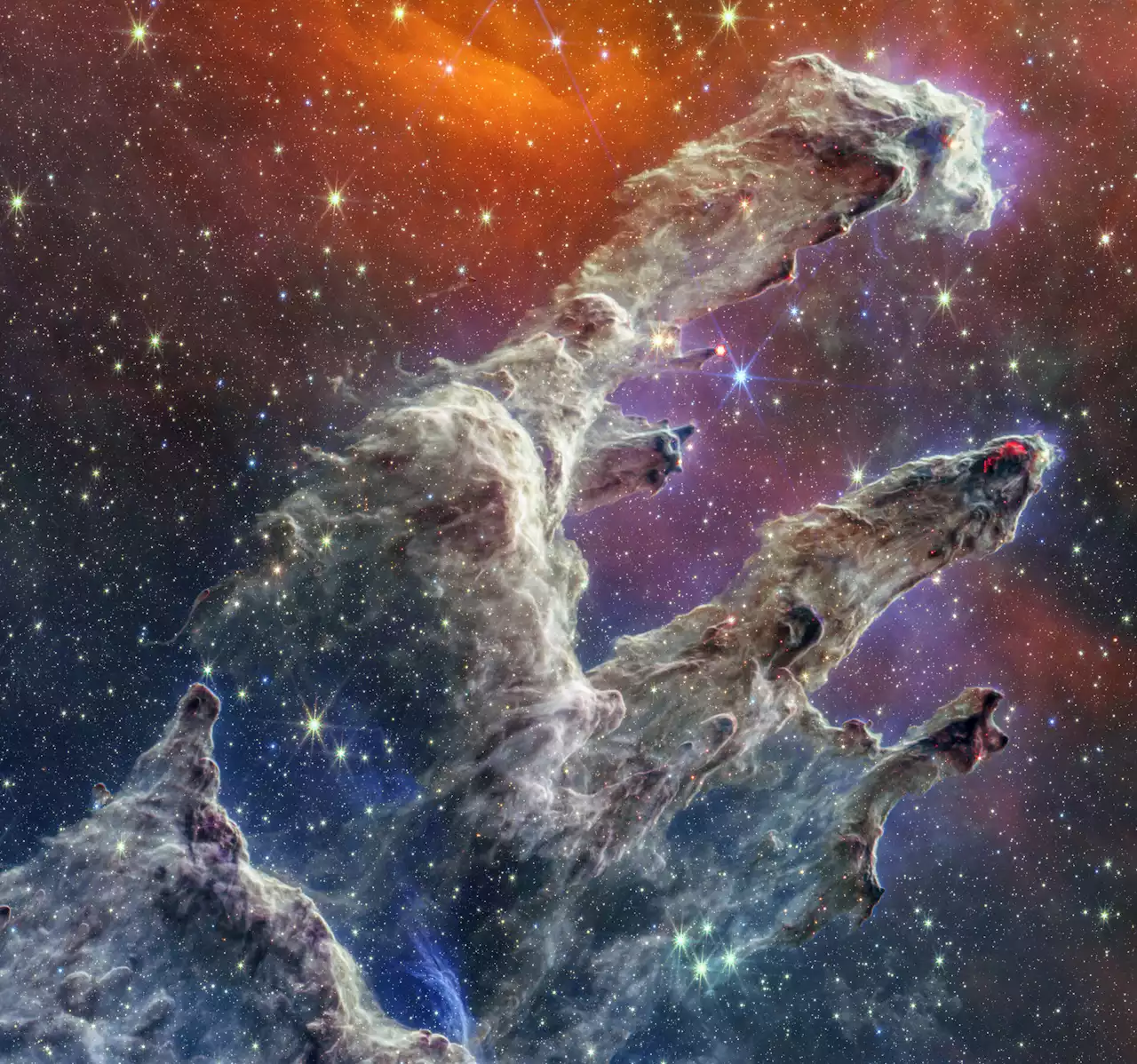 Webb's most beautiful image yet of the Pillars of Creation | Digital Trends