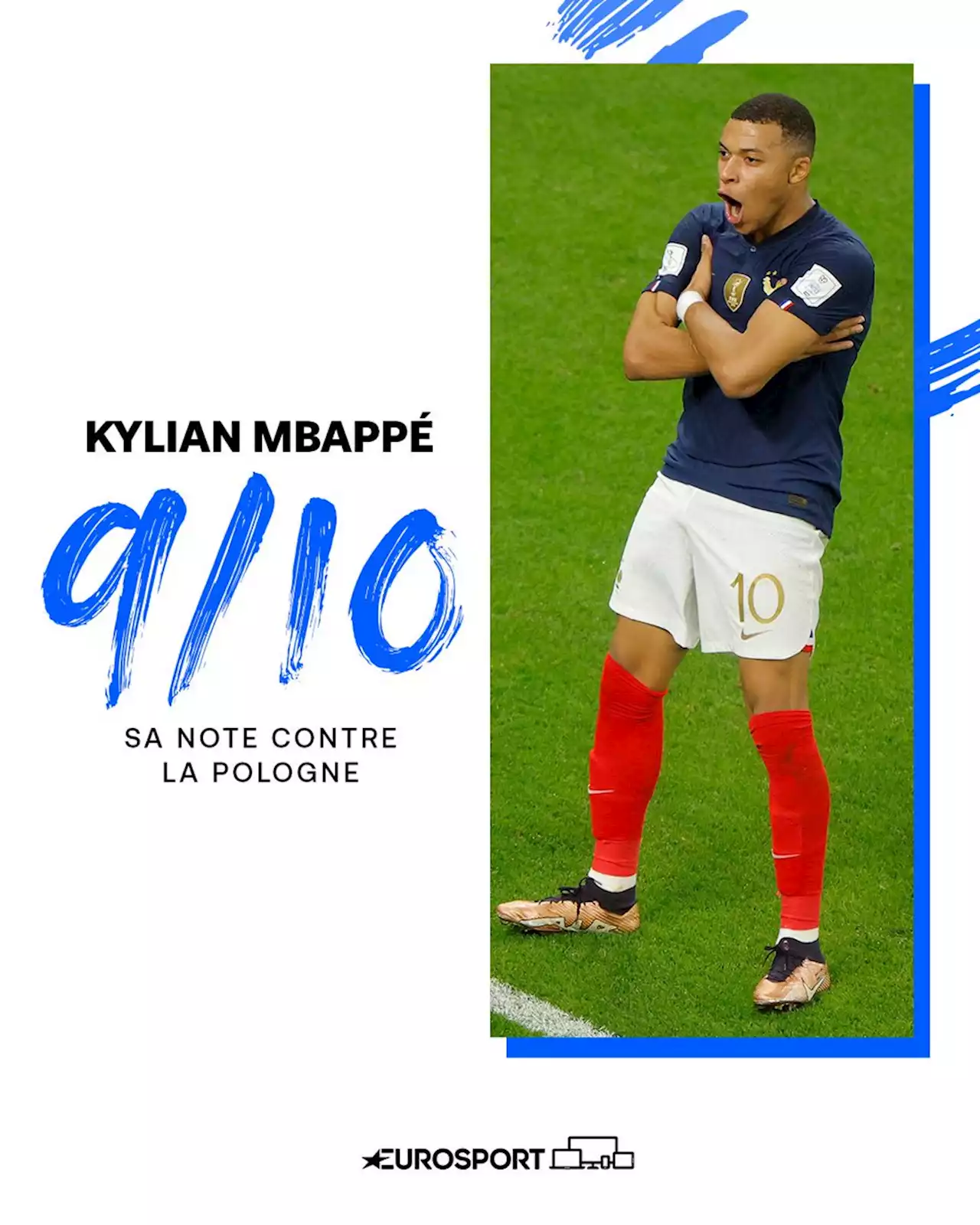 Coupe du monde | France - Pologne | Les notes des Bleus : L'extra-terrestre Mbappé, l'indispensable Rabiot