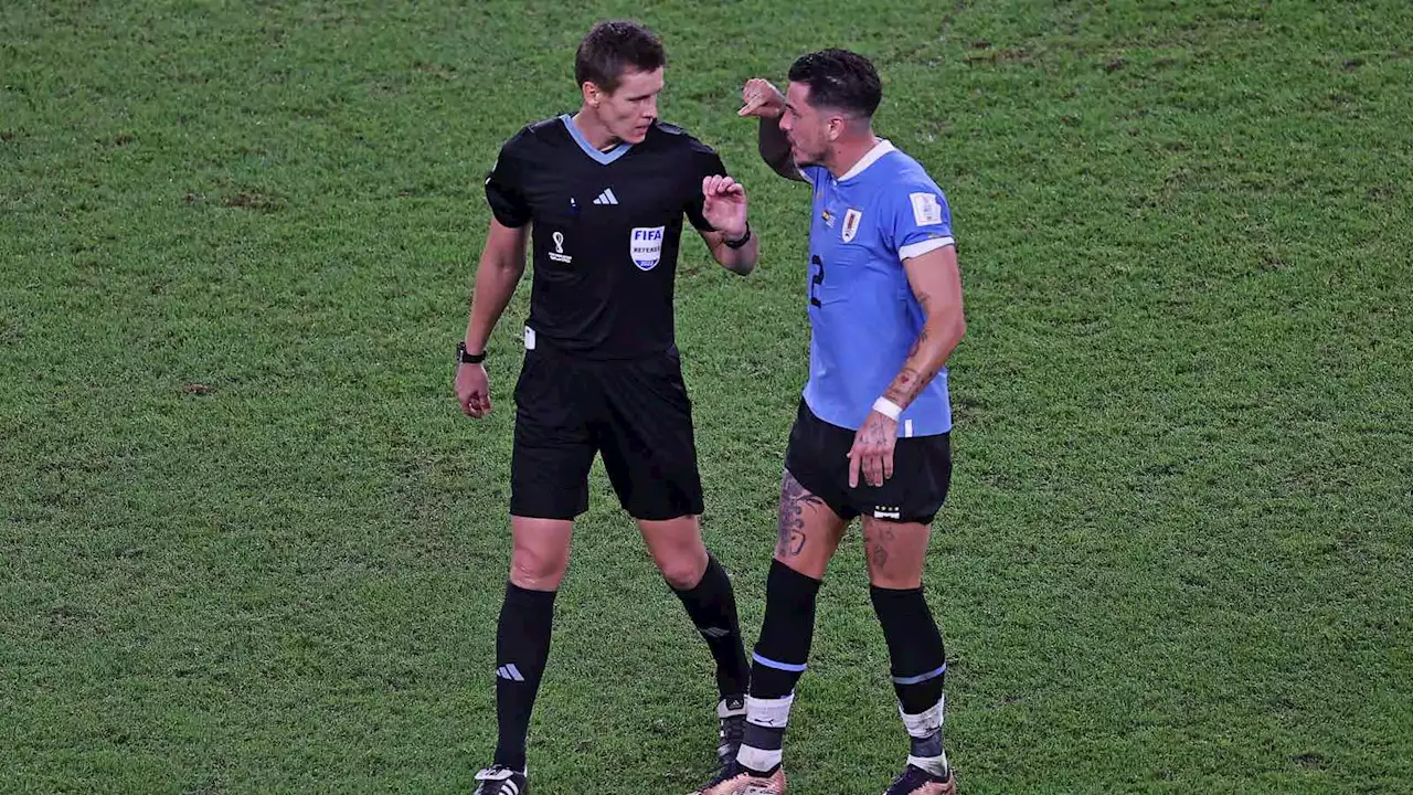 'Sons of b*tches' – Uruguay star faces 15-game ban for elbowing referee in head before X-rated tirade