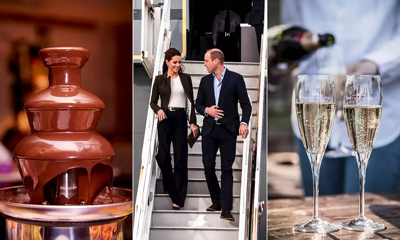 Prince William & Princess Kate's £3,300 'secret' Heathrow suite revealed