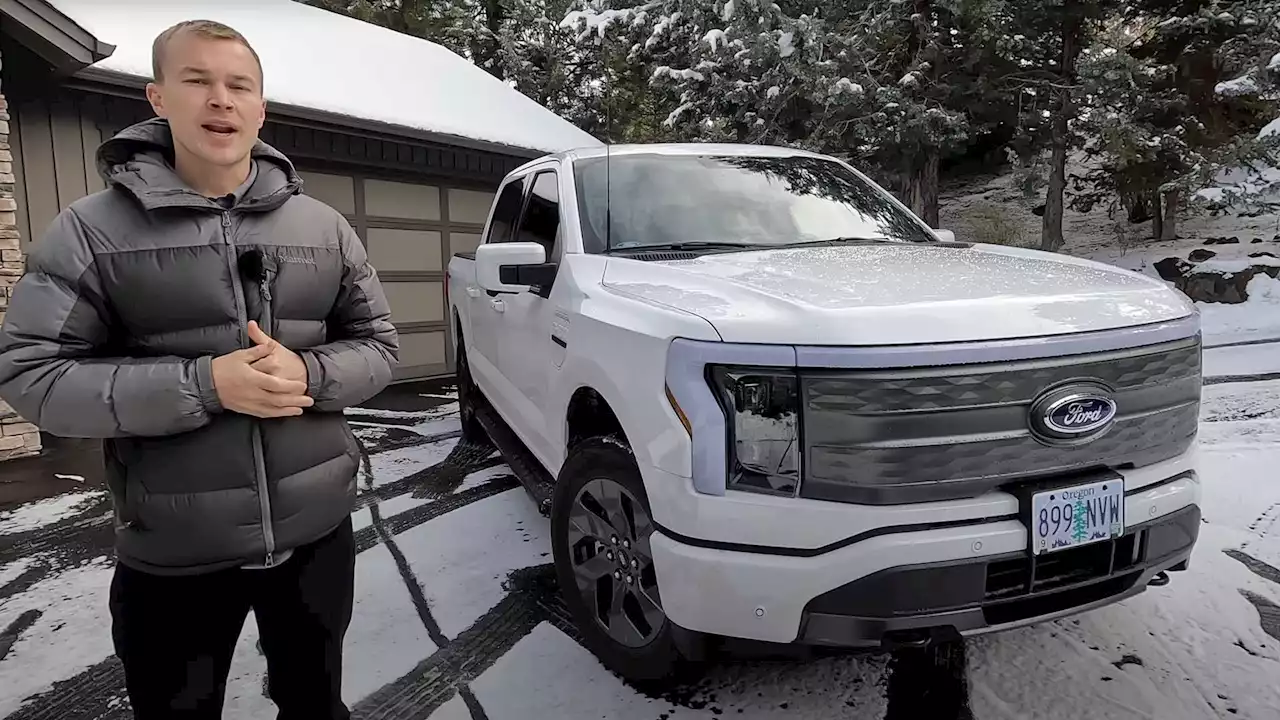 Owner Reveals How Ford F-150 Lightning Handles Snow