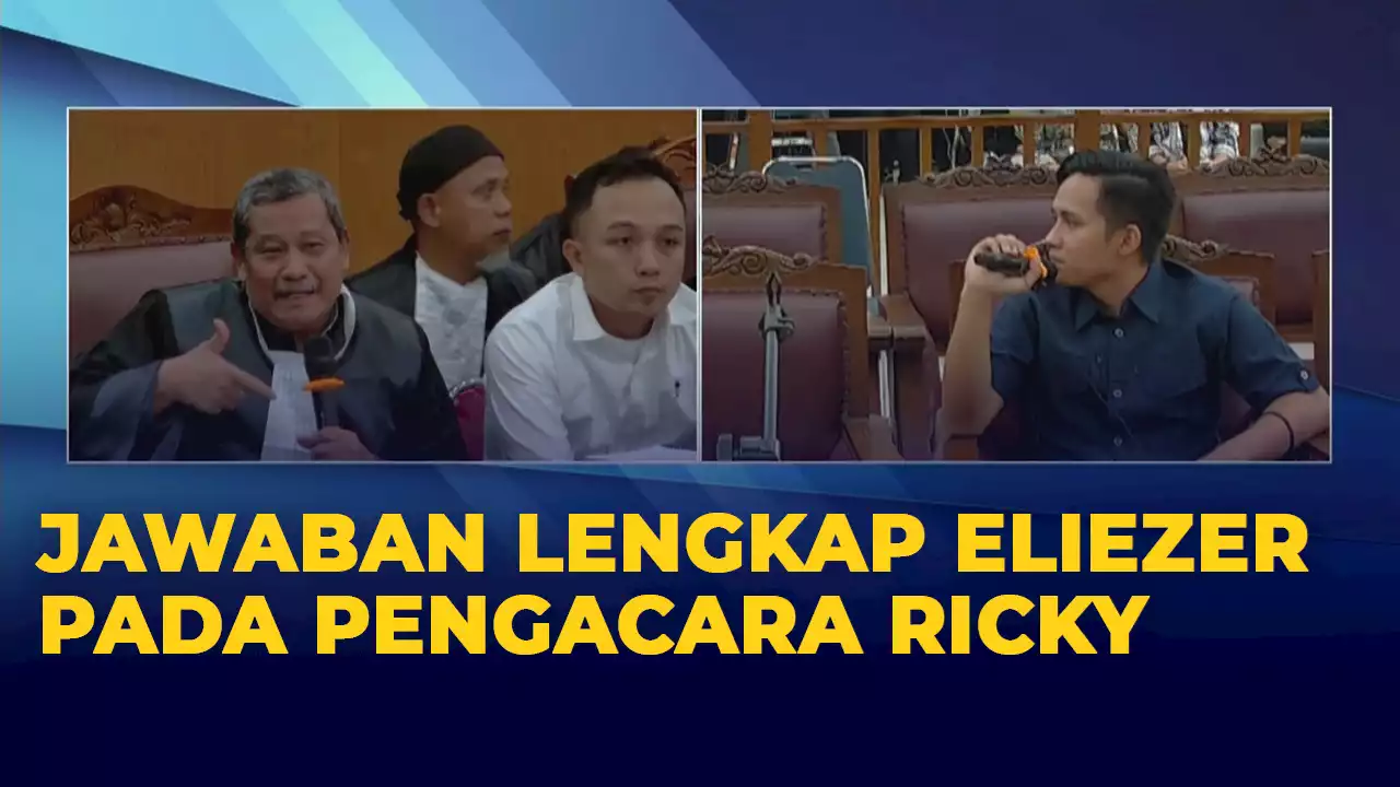 [FULL] Eliezer Jawab Tegas Pengacara Ricky, Termasuk Detik-detik Sambo Tembak Yosua