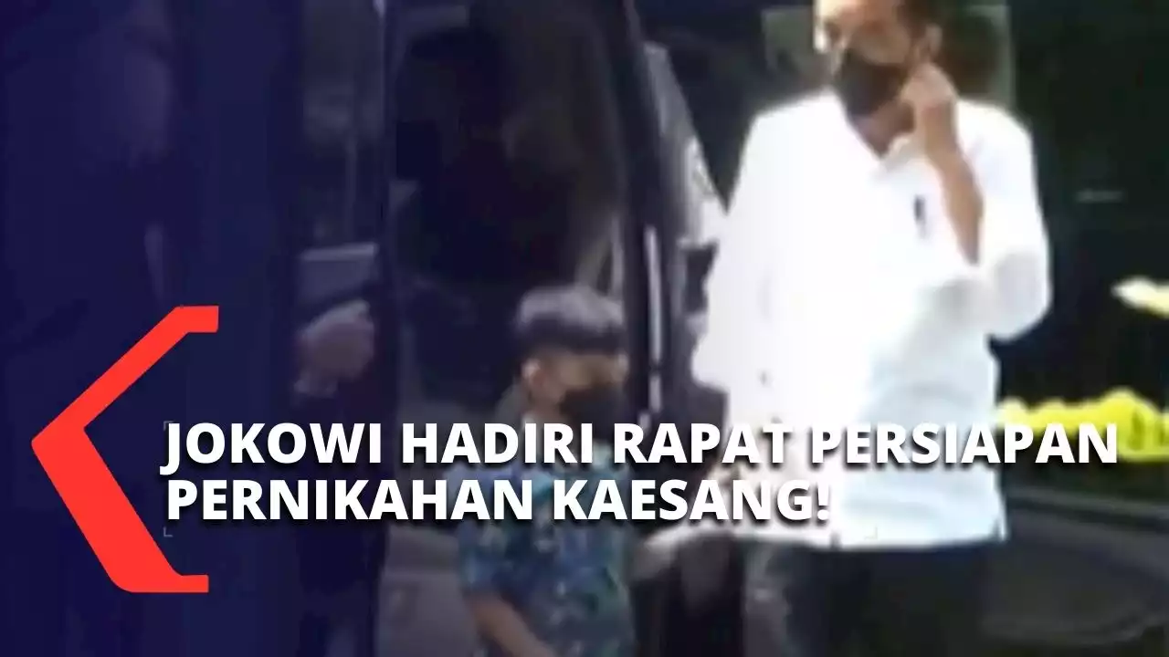 Pastikan Tak Terkendala, Presiden Jokowi Hadiri Rapat Persiapan Pernikahan Kaesang-Erina!