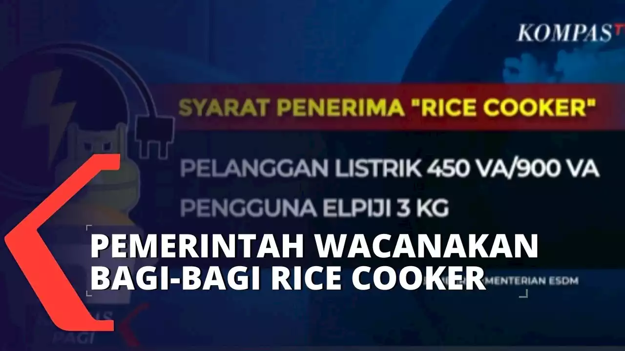 Pemerintah Berencana Bagikan 680 Ribu Rice Cooker untuk Masyarakat Penerima Manfaat