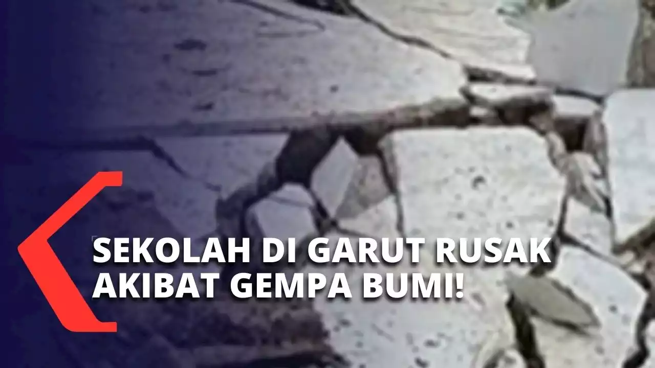 SDN Jatiwangi 1 di Pakenjeng Garut Alami Kerusakan Akibat Gempa Bumi M 6,4!