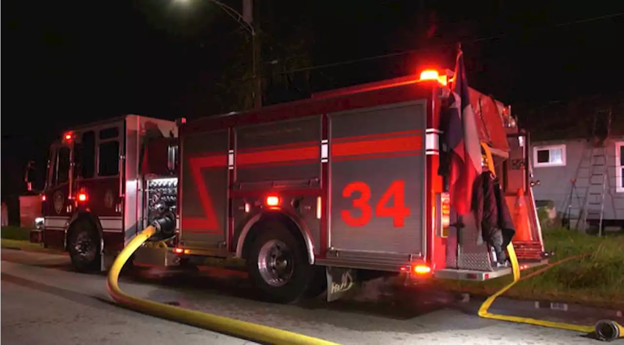 Man taken to hospital after house fire breaks out in northeast Houston, officials say