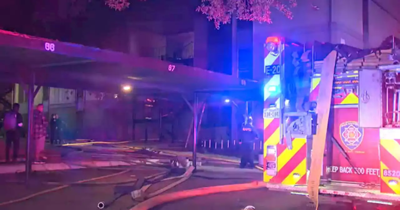 3 families displaced after fire torches Southeast Side apartment complex, SAFD says