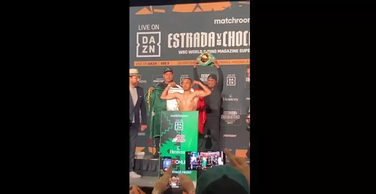 ‘Gallo’ Estrada vence en la trilogía ante ‘Chocolatito’ González