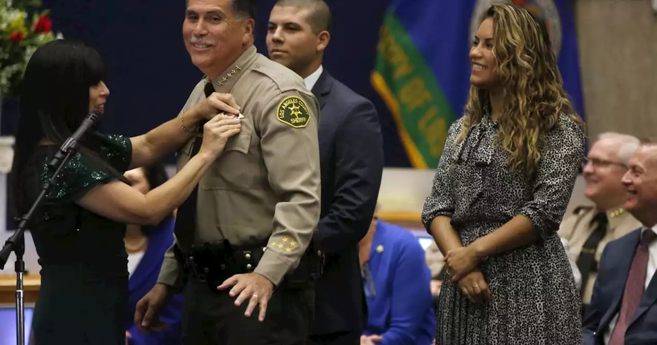 Robert Luna is sworn in as L.A. County's new sheriff, replacing controversial predecessor