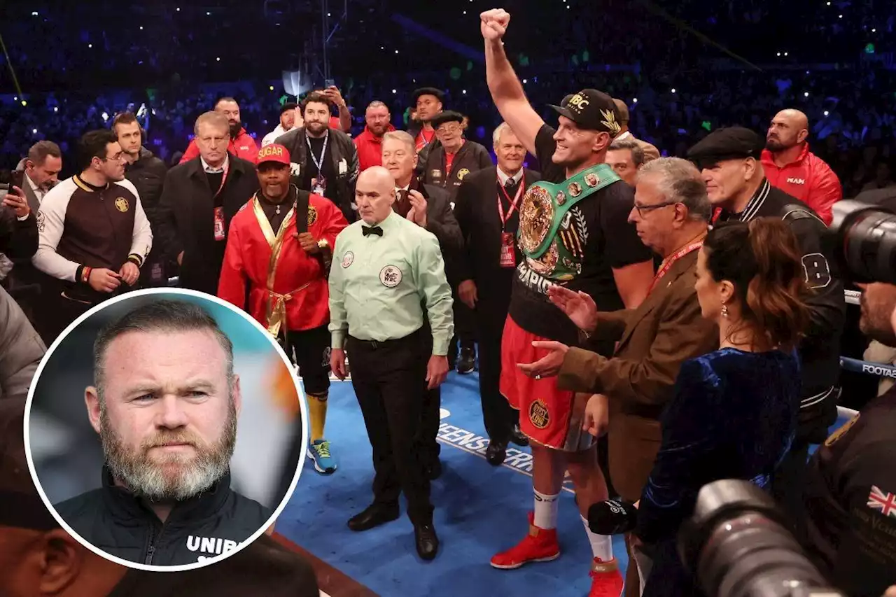 Sir Tyson Fury: Wayne Rooney calls for 'Gypsy King' to be knighted after Derek Chisora win