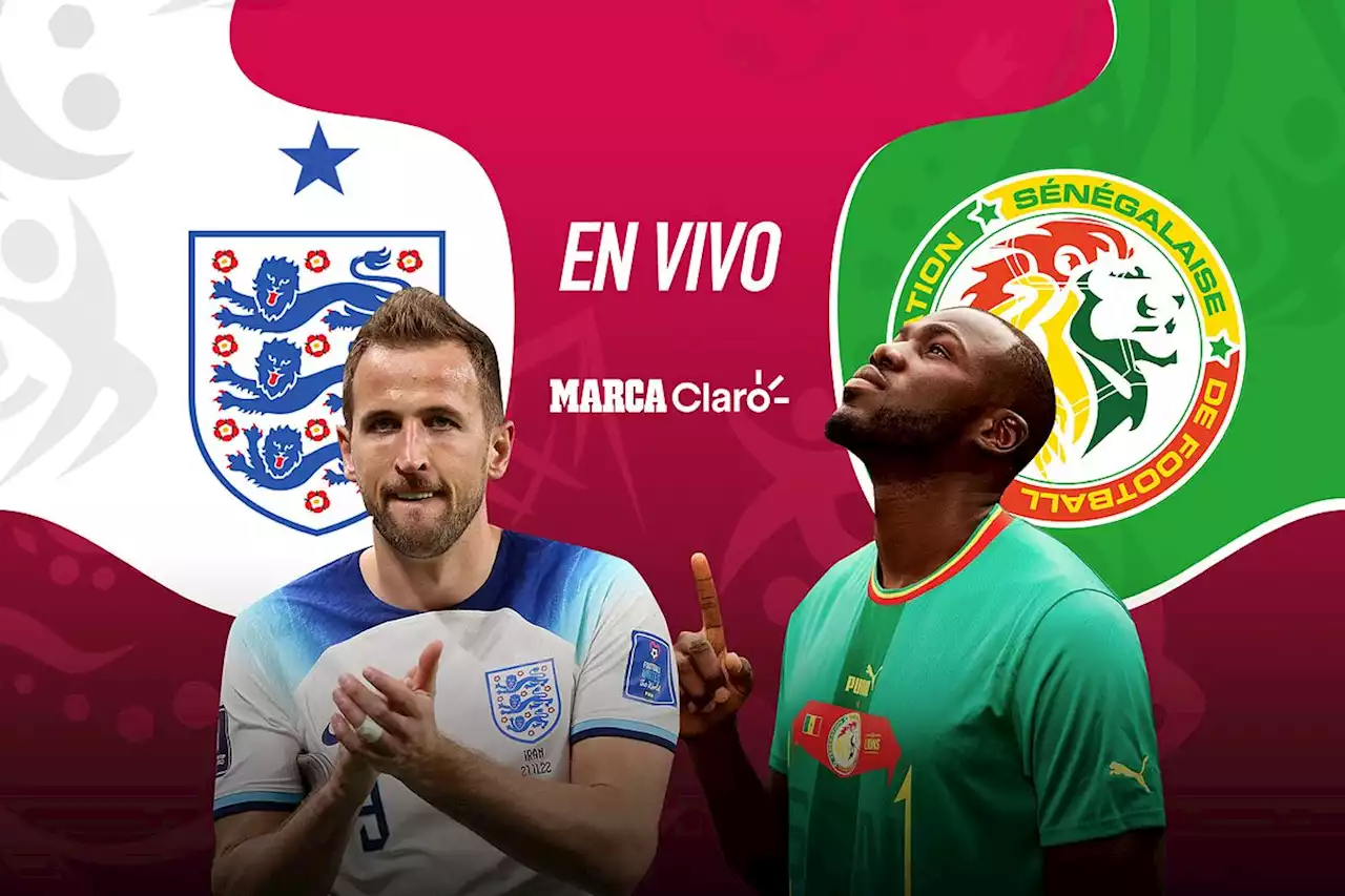 Inglaterra vs Senegal en vivo el partido de octavos de final del Mundial de Qatar 2022