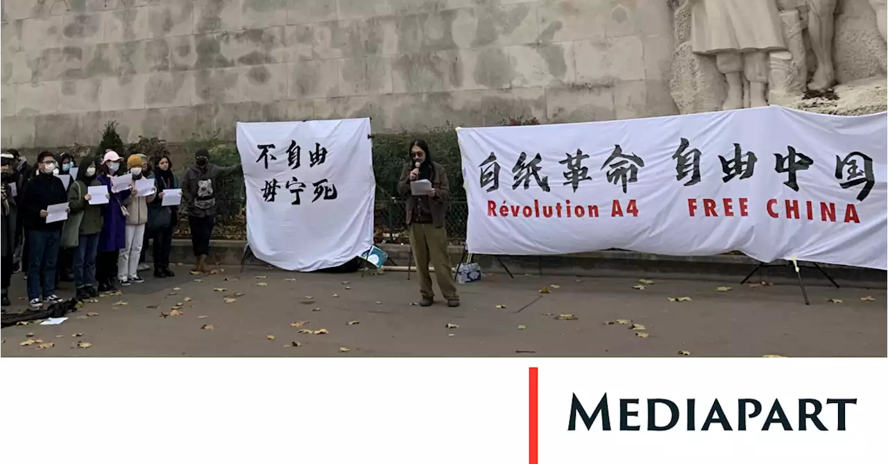 Chine : à Paris, des rassemblements de soutien à la « révolution A4 » et aux Ouïghours