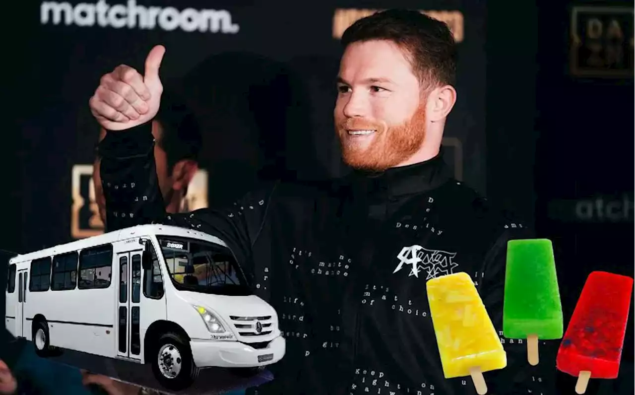 Canelo Álvarez compra línea de camiones donde vendía paletas de niño