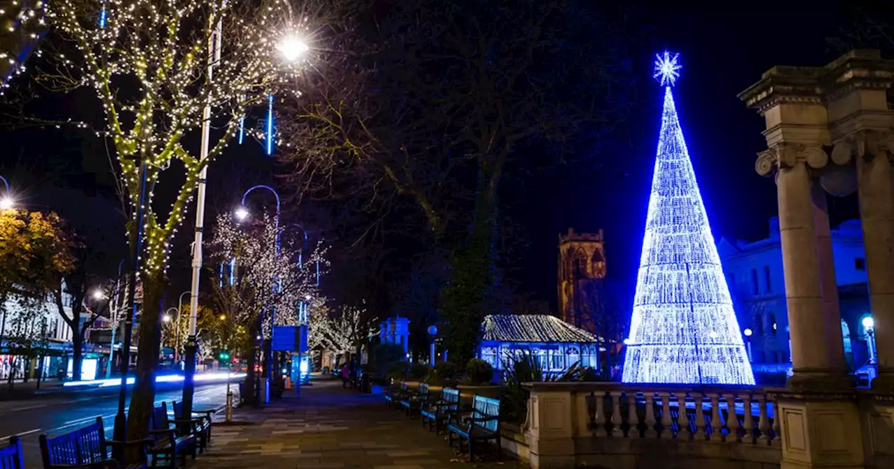 The Christmassy seaside town with free light trails just an hour from Manchester