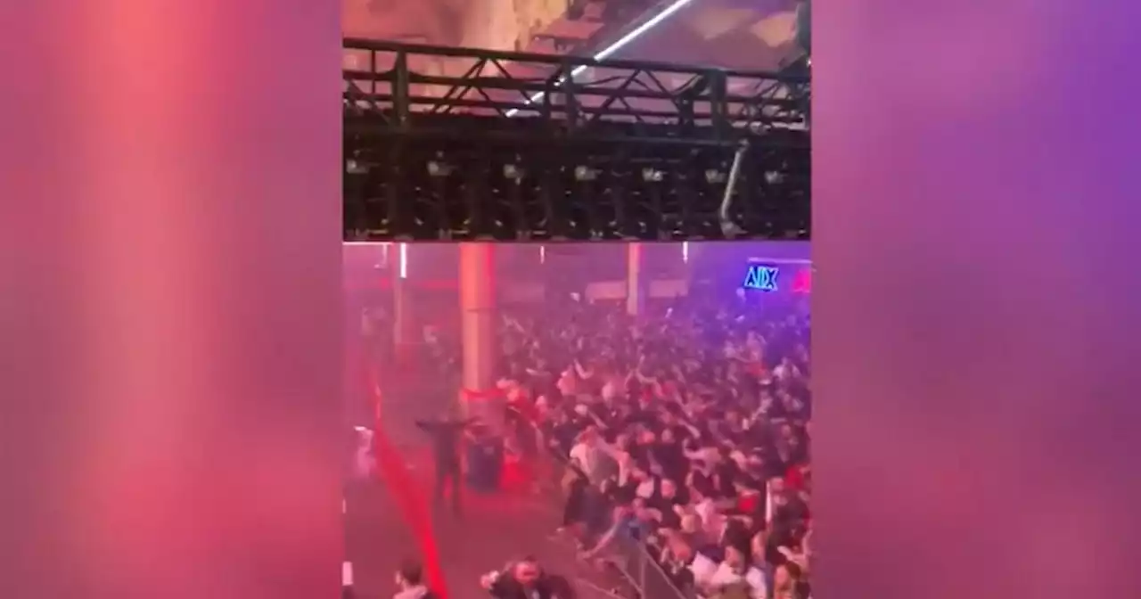 The moment England scored in the World Cup and send crowds wild in Manchester