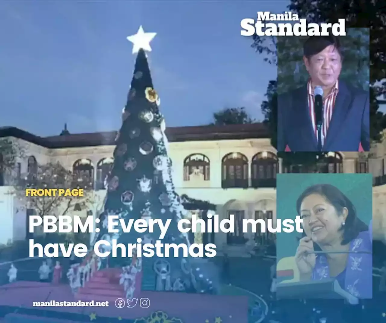 PBBM: Every child must have Christmas