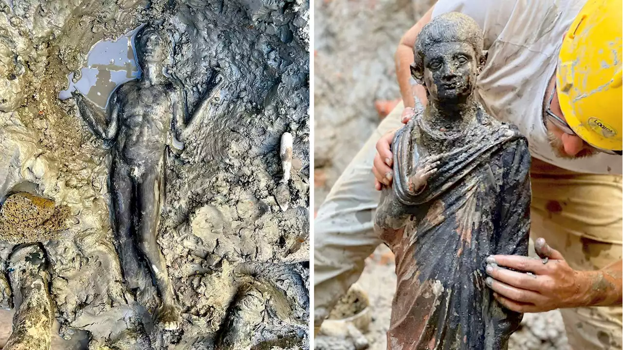 Discovery of ancient bronze statues in Italy may rewrite Etruscan and Roman history