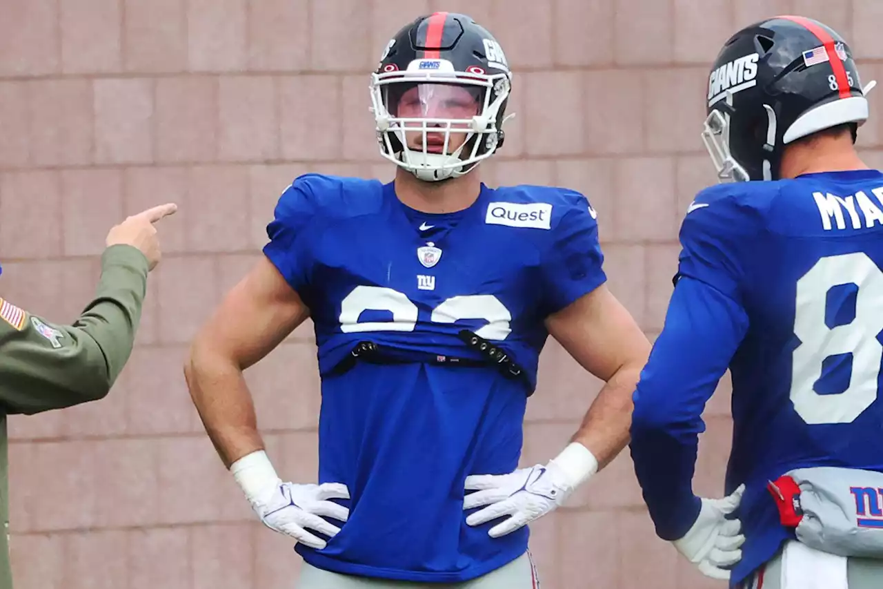 Giants’ Daniel Bellinger feels ‘more confident’ as he nears injury return