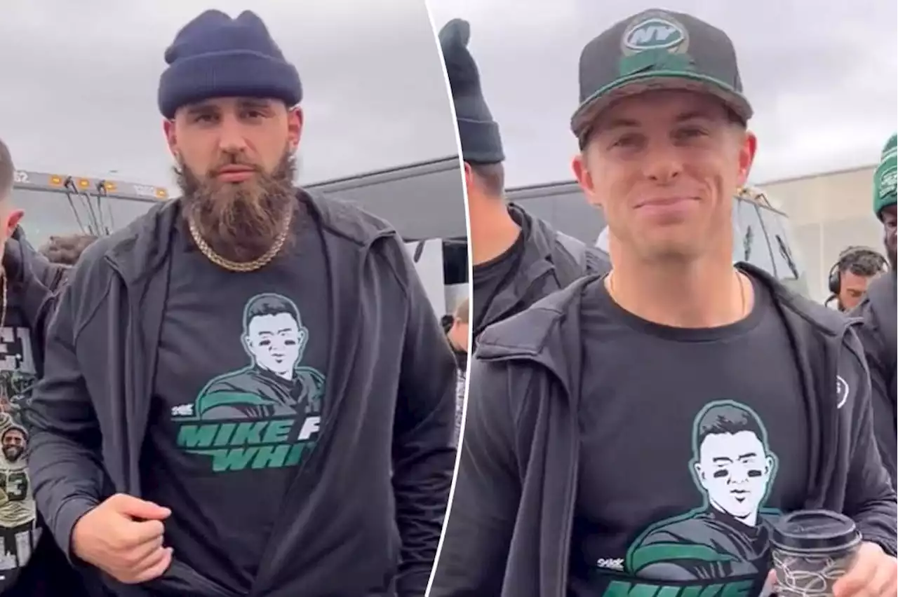 Jets rocking Mike White t-shirts ahead of Vikings game