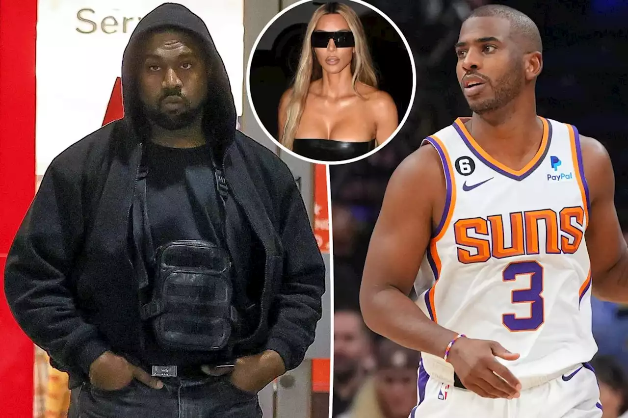 Kanye West claims he ‘caught’ Kim Kardashian with Chris Paul in wild Twitter rant