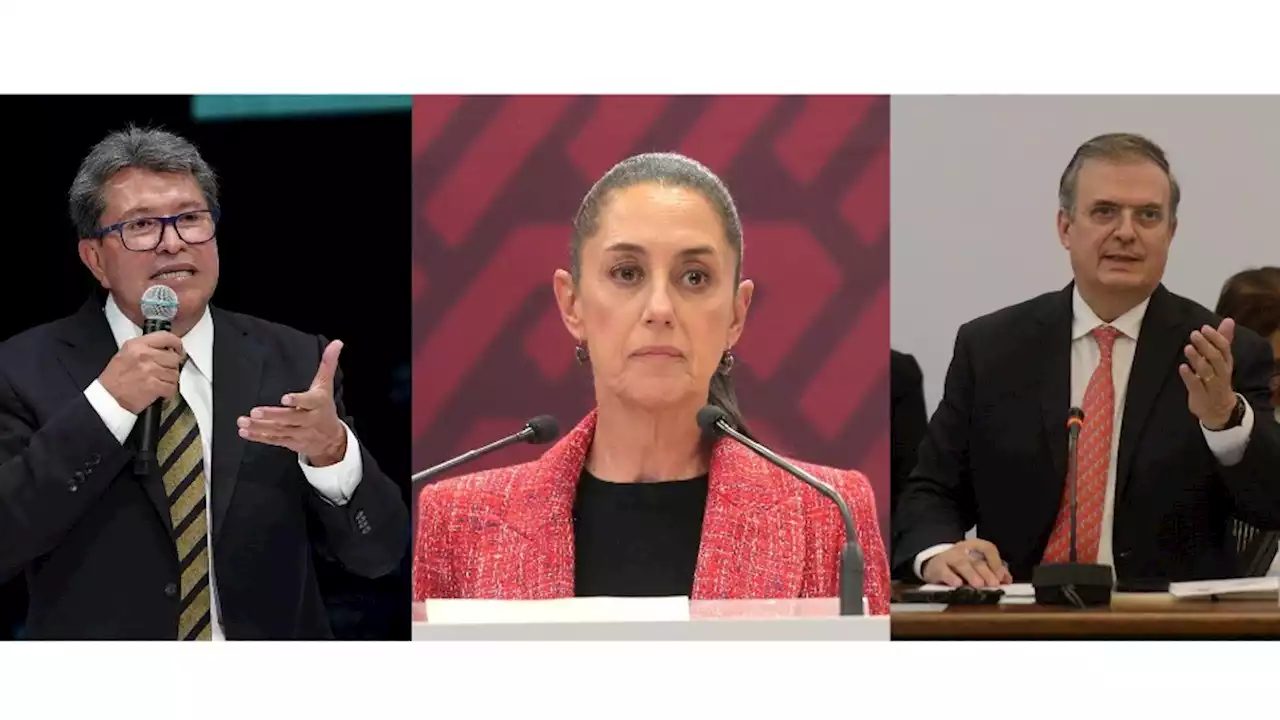 Presidenciable de Morena: las actividades de Ebrard, Monreal y Sheinbaum