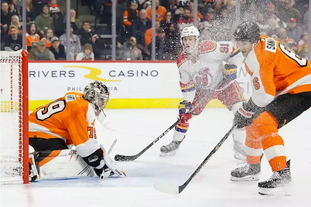 New Jersey Devils emerge victorious, 3-2, in third-period nail-biter over Flyers