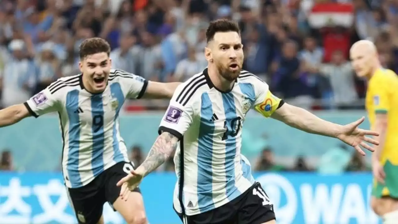 Argentina gana 2-1 a Australia en los octavos de final en Qatar 2022