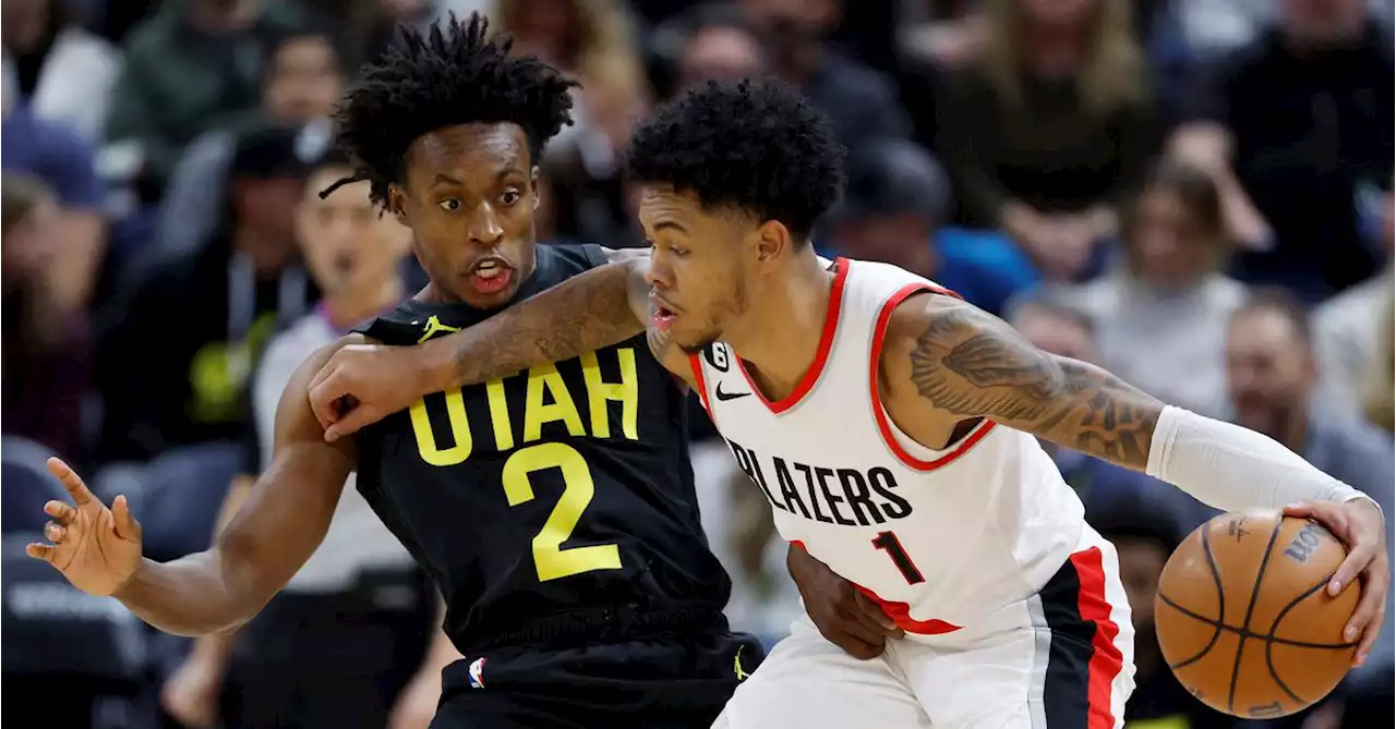 NBA roundup: Anfernee Simons, Blazers hang on to beat Jazz