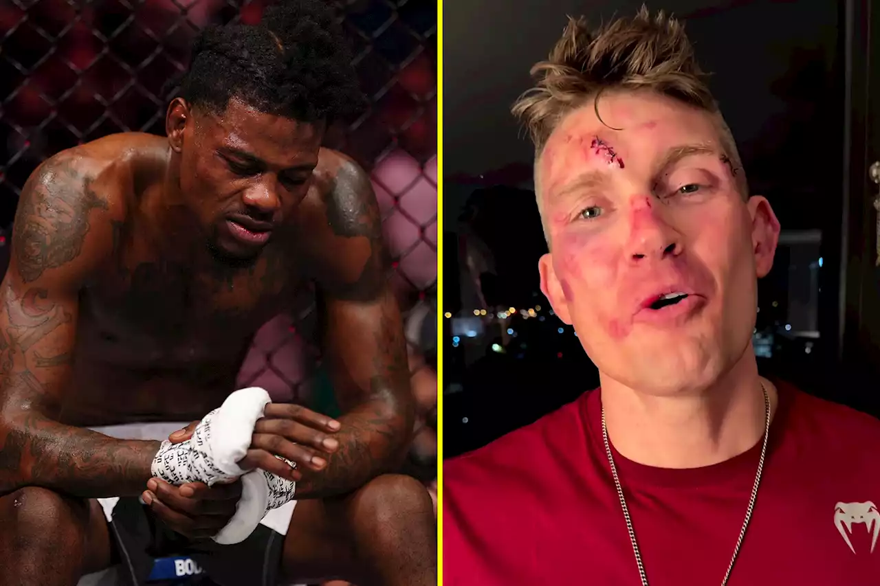 Stephen Thompson has face stitched and Kevin Holland hospitalised in thrilling UFC main event