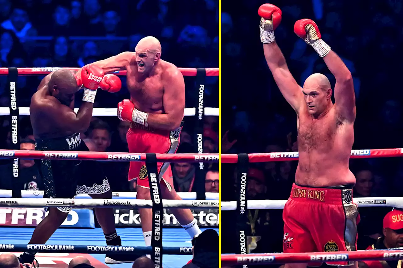 Tyson Fury dominates and stops Derek Chisora in painful beatdown, then confronts Oleksandr Usyk