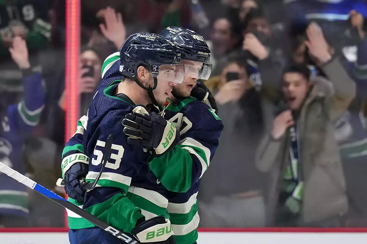 Horvat scores OT winner, Canucks earn 3-2 victory over Arizona Coyotes - Terrace Standard