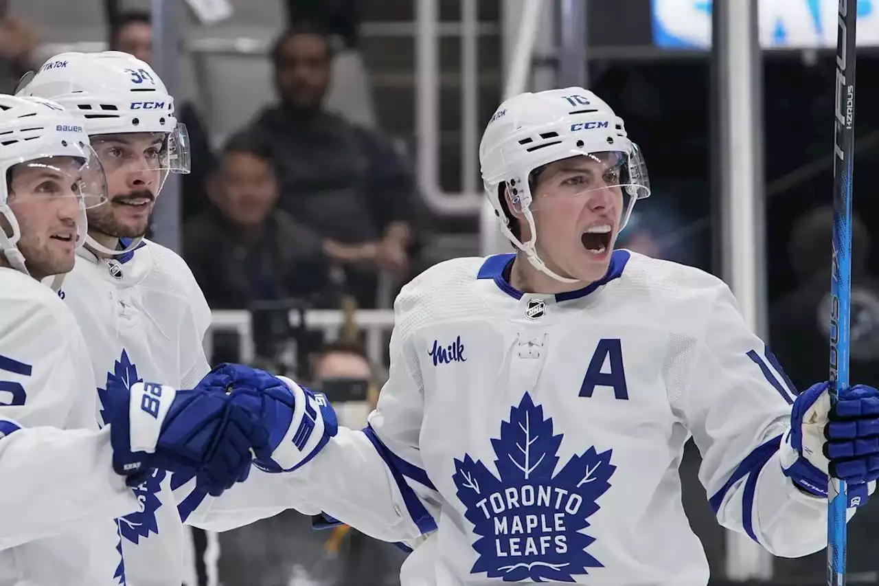 Mitch Marner makes Maple Leafs history with record 19-game point streak