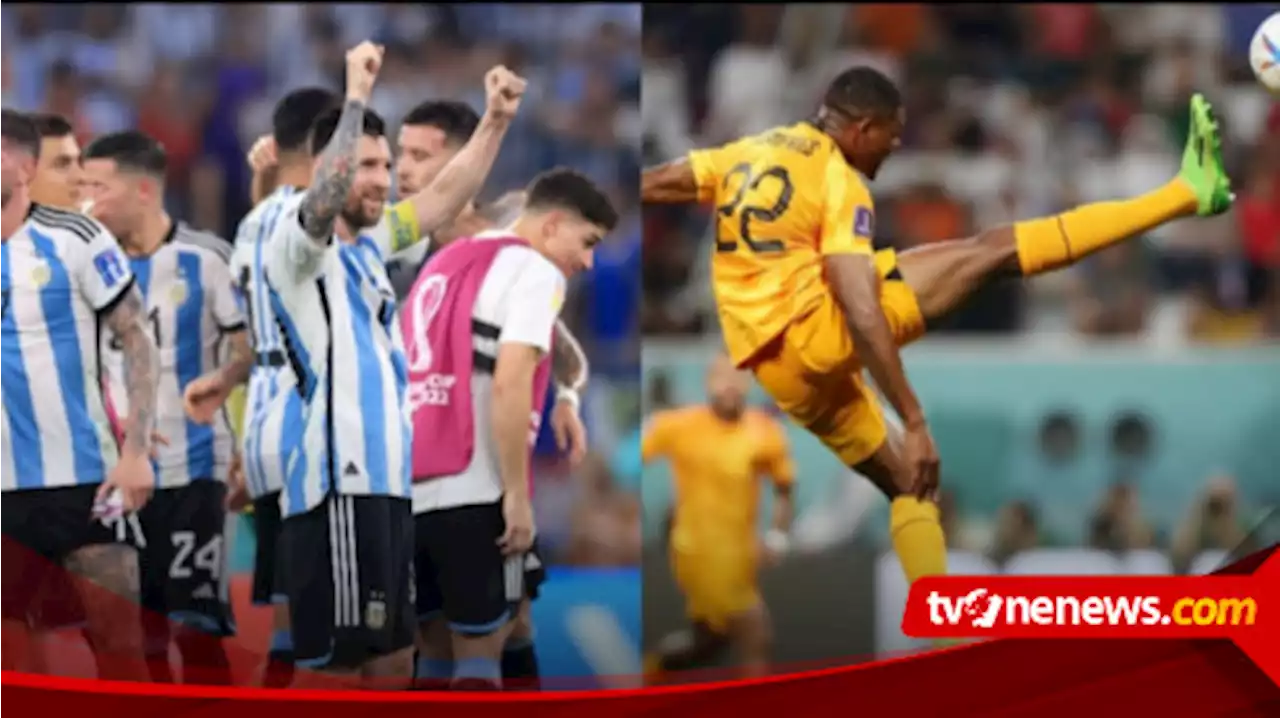 Hasil Lengkap Piala Dunia 2022: Belanda Buat AS Angkat Koper, Argentina Tekuk atas Australia