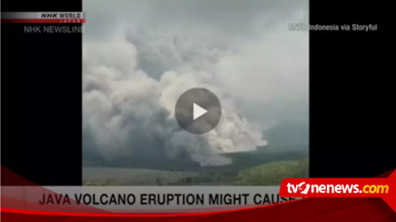 Jepang Waspada Potensi Tsunami akibat Erupsi Gunung Semeru Hari Ini