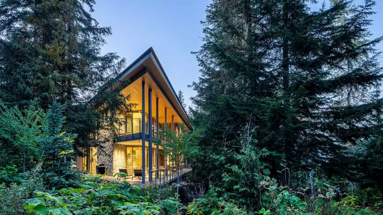 British Columbia house immerses its occupants in the region’s evergreen forests