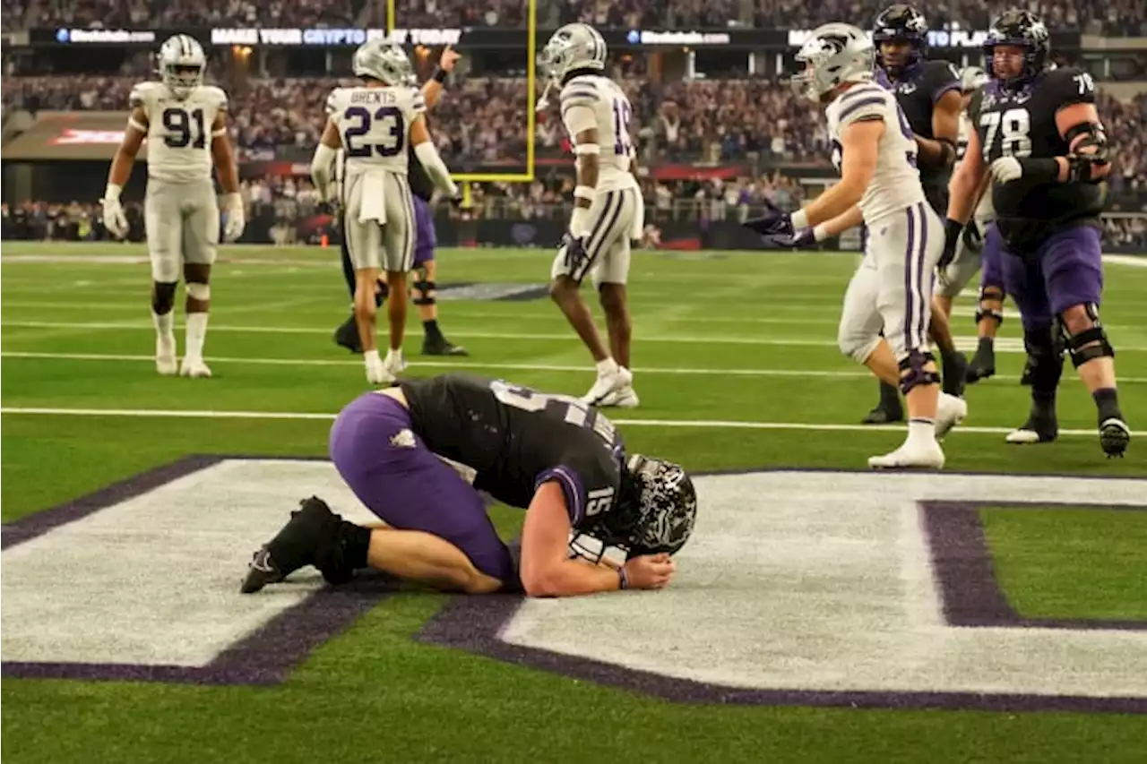 No. 3 TCU loses 31-28 in OT to K-State in Big 12 title game