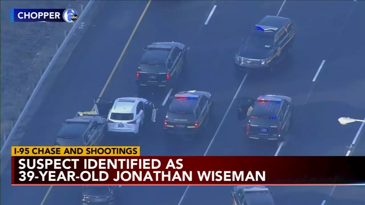 Suspect dead after chase, carjackings, and officer-involved shooting on I-95 in Delaware identified