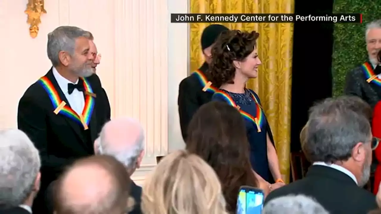 George Clooney, Gladys Knight, 'U2' among those awarded at 2023 Kennedy Center Honors in DC