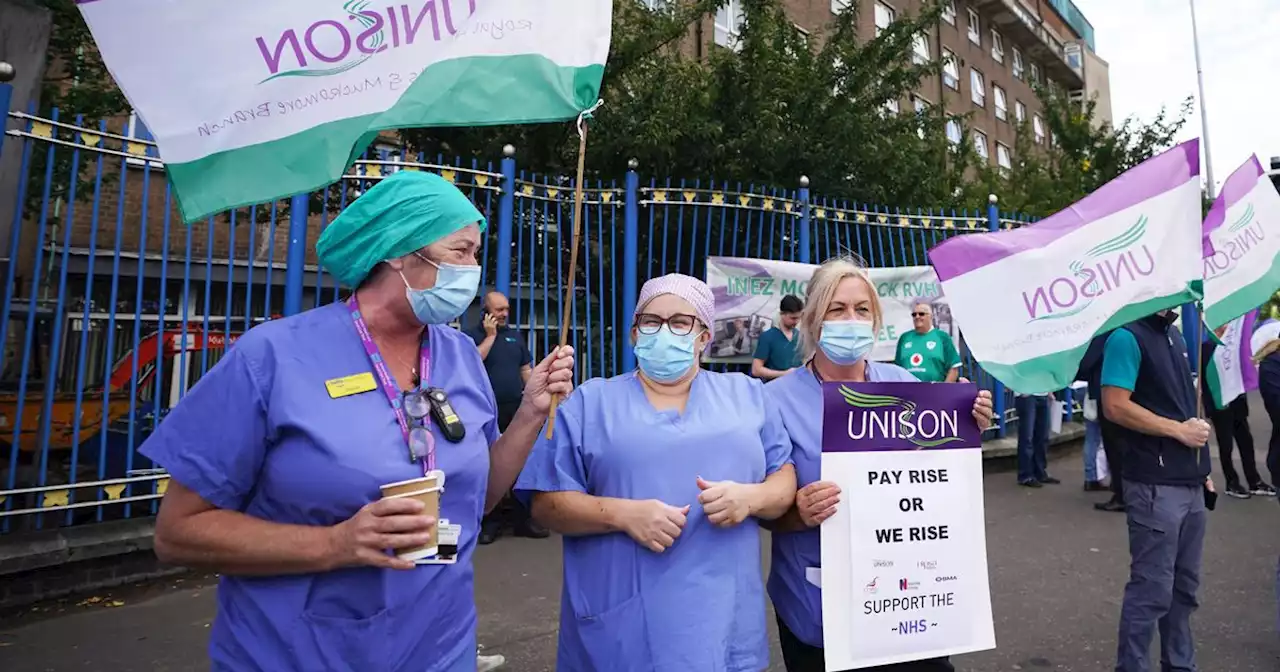 Unions to begin industrial action in dispute over pay for healthcare staff