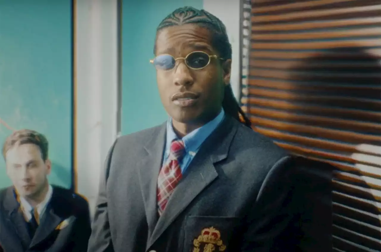 A$AP Rocky Recreates Viral Mosh Pit Meme, Nods to ‘Weekend At Bernie’s‘ in ’S—tin‘ Me’ Music Video: Watch