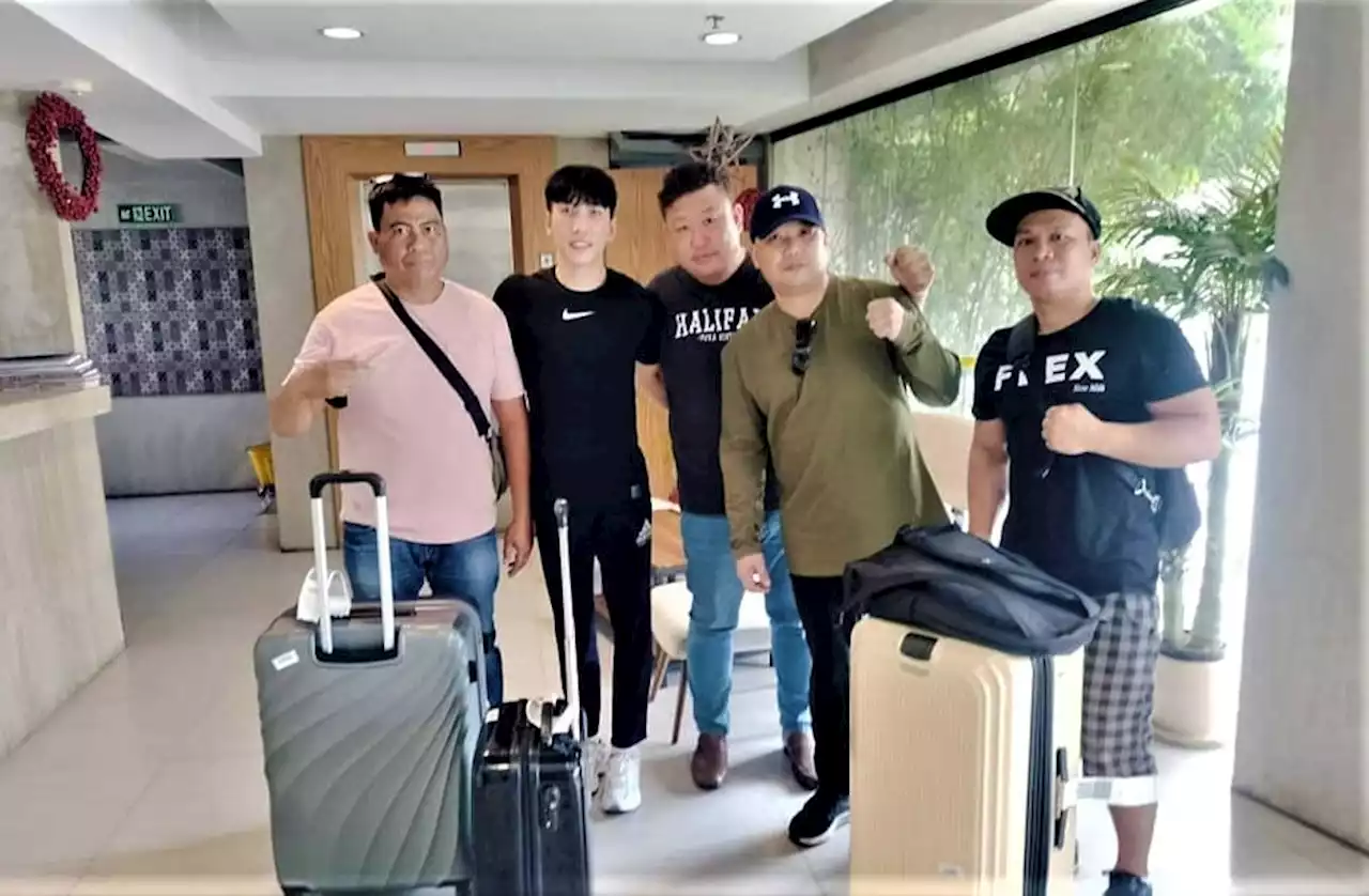 Korean boxer Lee now in Bohol for fight against Boholano Vitor