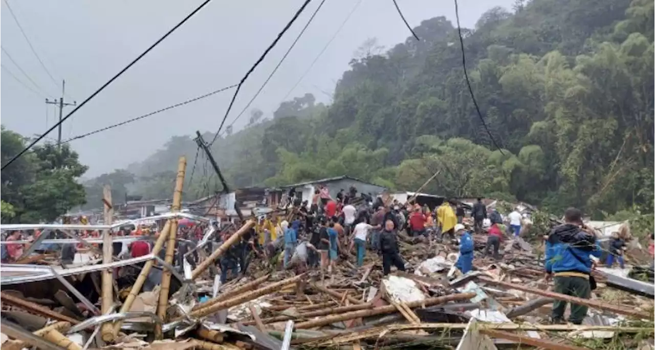 Deslizamiento en Risaralda deja 11 muertos y 10 heridos: sigue la búsqueda por sobrevivientes