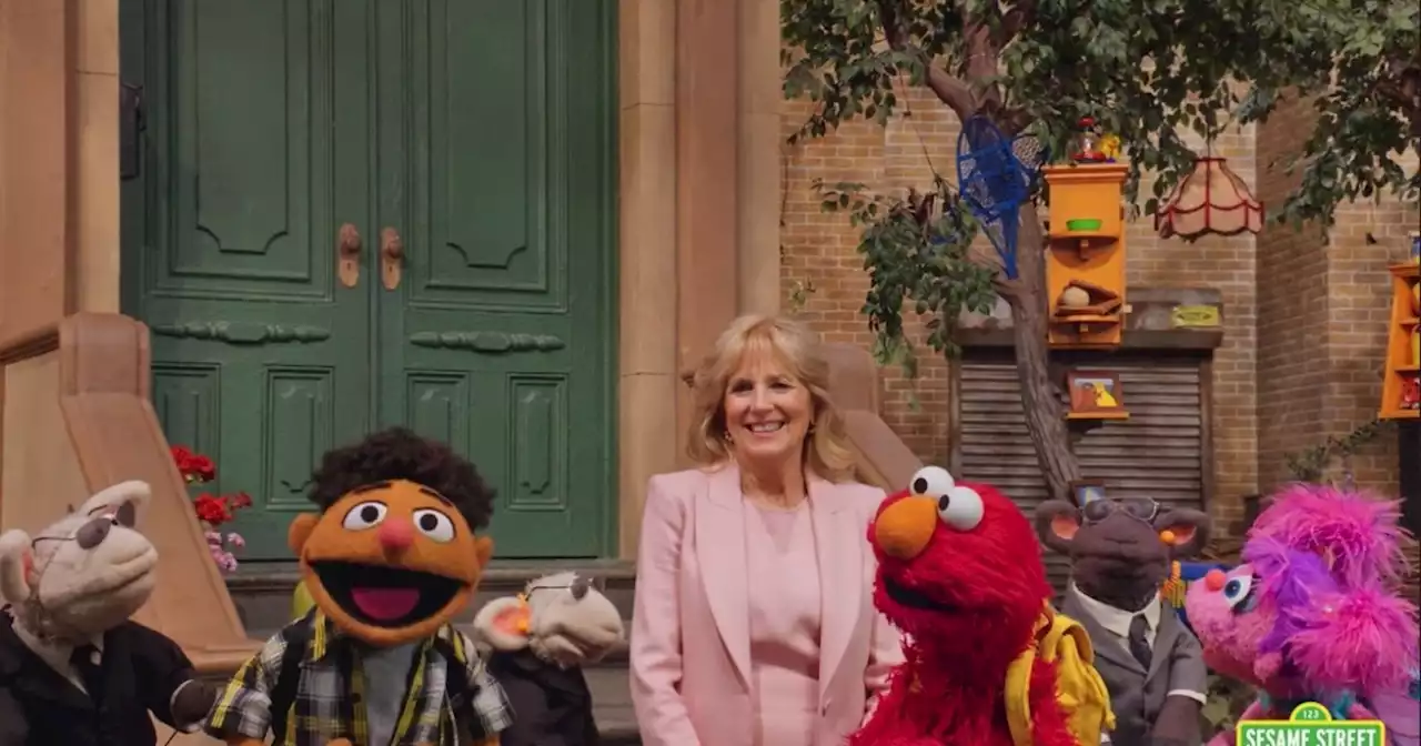 WATCH: First lady Dr. Jill Biden stops by Sesame Street in segment about jobs